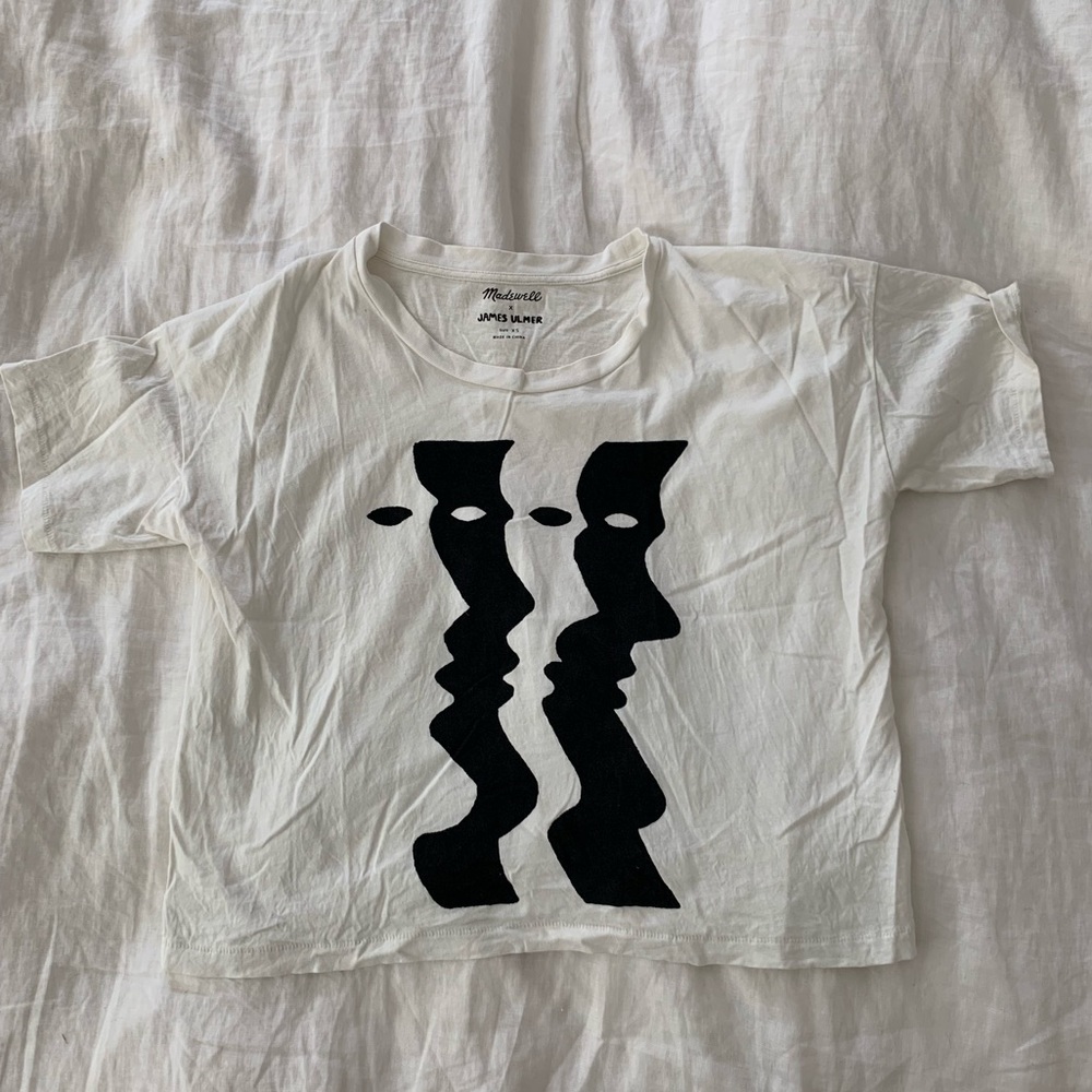 Madewell x James Ulmer cropped graphic tee